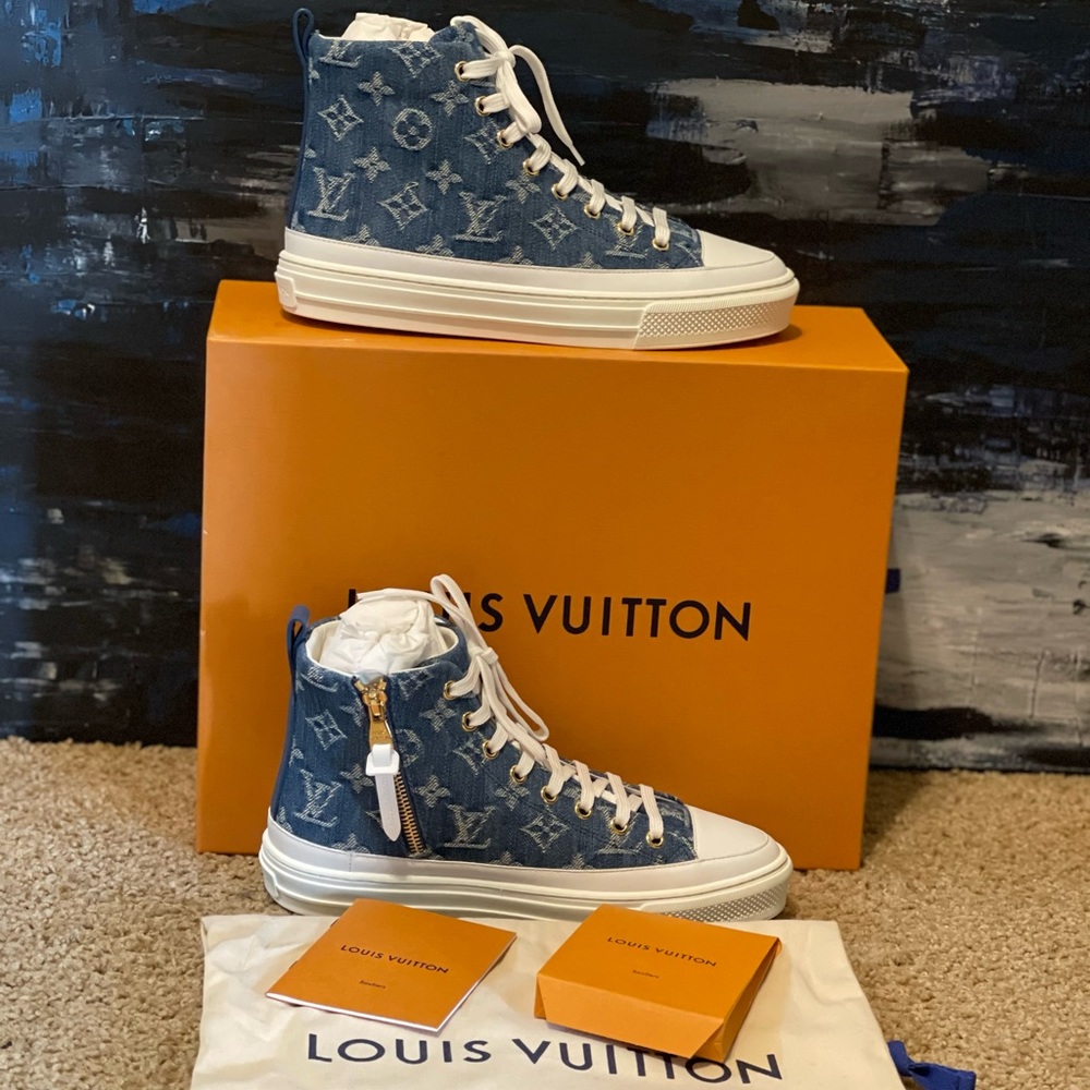 Louis Vuitton Denim Sneakers